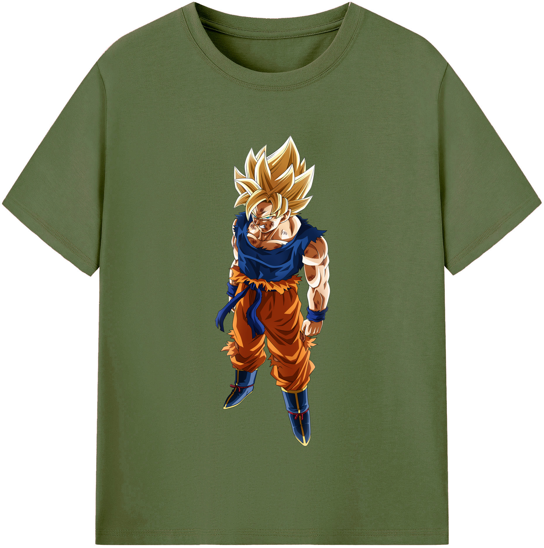 （画像用） ドラゴンボール 孫悟空（そん ごくう）Son Goku カカロット DRAGON BALL Kakarotto 綿100％半袖Tシャツ（フロントプリント）